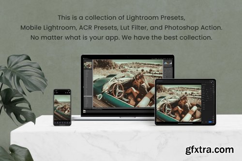 CreativeMarket - Retro Lightroom Photoshop Preset LUT 6390122