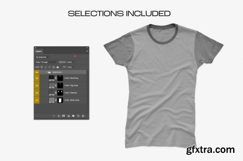 CreativeMarket - Alternative Women Basic Tee Mockups 5933636