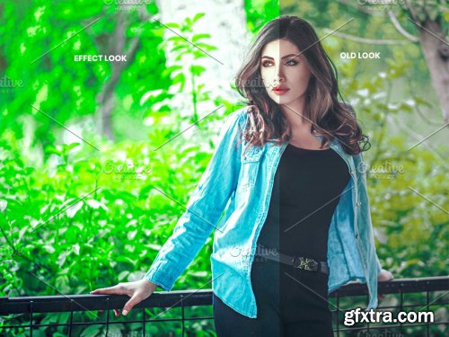 CreativeMarket - Green Color Photoshop Action 5953604