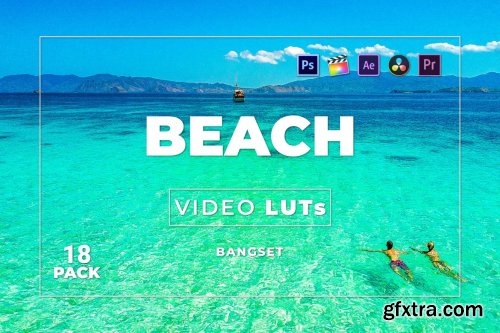 Bangset Beach Pack 18 Video LUTs