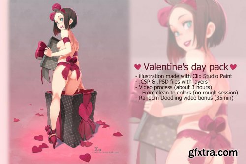  Xavier Houssin – Valentine's day Illustration