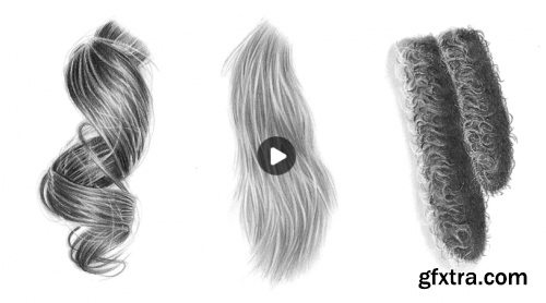  Drawing Realistic Hair and Beard with Graphite