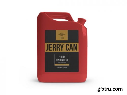 Jerry Can 3D Mockup Template Bundle