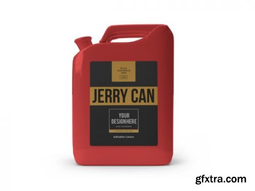 Jerry Can 3D Mockup Template Bundle