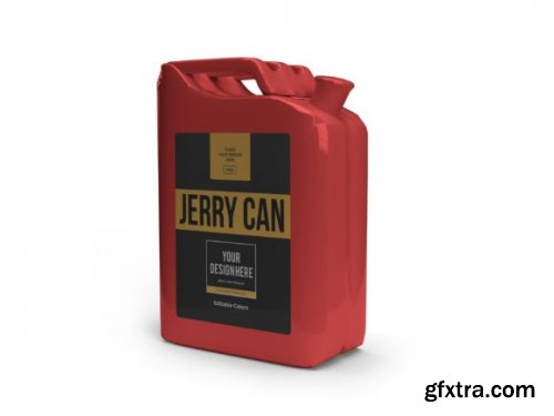 Jerry Can 3D Mockup Template Bundle