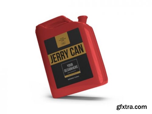 Jerry Can 3D Mockup Template Bundle