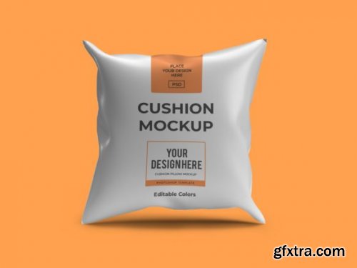 Cushion Pillow 3D Mockup Bundle Template