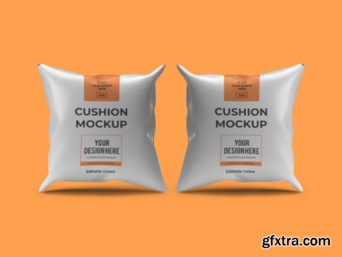 Cushion Pillow 3D Mockup Bundle Template