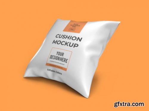 Cushion Pillow 3D Mockup Bundle Template