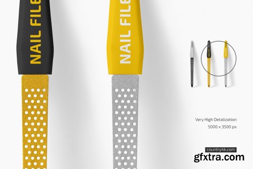 CreativeMarket - Nail File Mockup Set 6324172