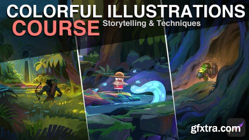 Colorful Illustrations - Course by Florian Coudray