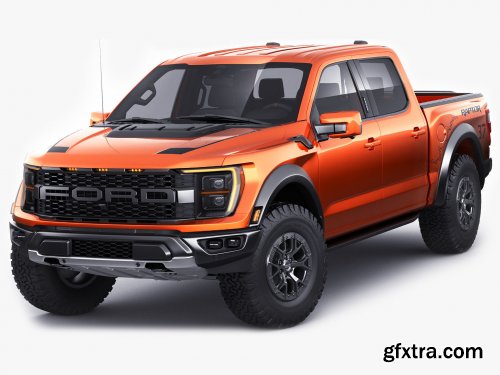 Cgtrader - Pick-up F-150 2021 Raptor 3D model