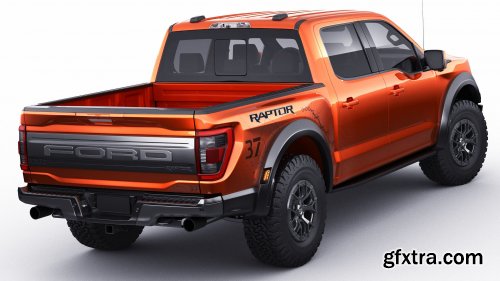 Cgtrader - Pick-up F-150 2021 Raptor 3D model