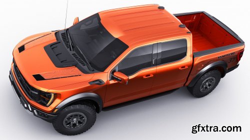 Cgtrader - Pick-up F-150 2021 Raptor 3D model