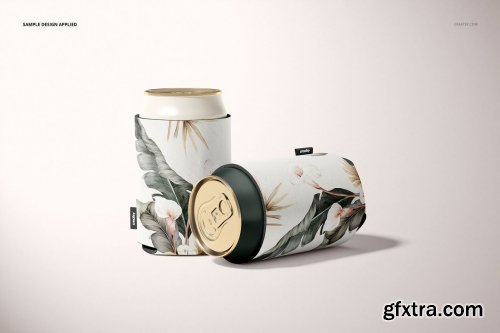 CreativeMarket - Neoprene Can Cooler Mockup Set 5479804