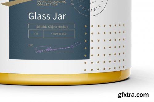 CreativeMarket - Two Glass Jar Mockup 5548784