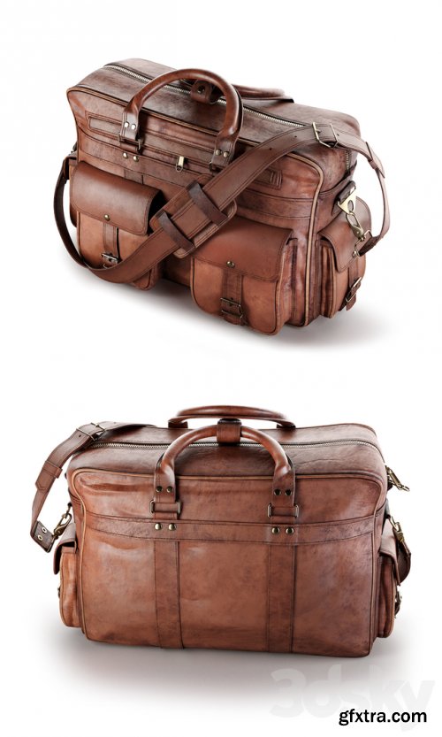 Everett Large Leather Pilot Briefcase Bag