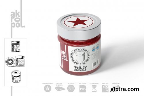 CreativeMarket - Jar Mock Up 4832793