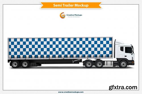 CreativeMarket - Semi Trailer Mockup 5182905