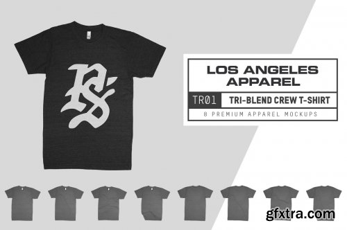 CreativeMarket - Los Angeles Apparel TR01 Triblend T 6182496