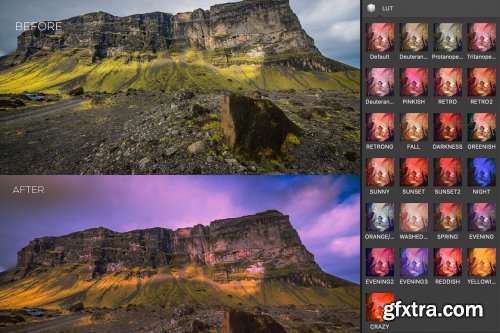 CreativeMarket - 20 GREAT LUT colour settings 4742135