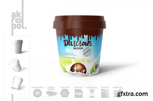 CreativeMarket - Ice Cream Mock Up 4799919