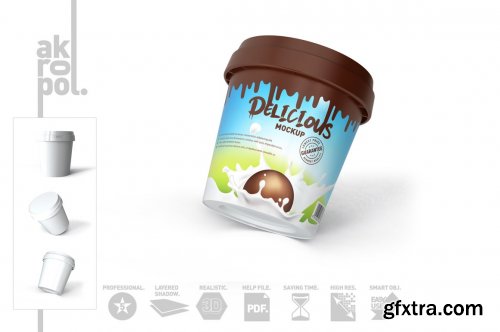 CreativeMarket - Ice Cream Mock Up 4799919