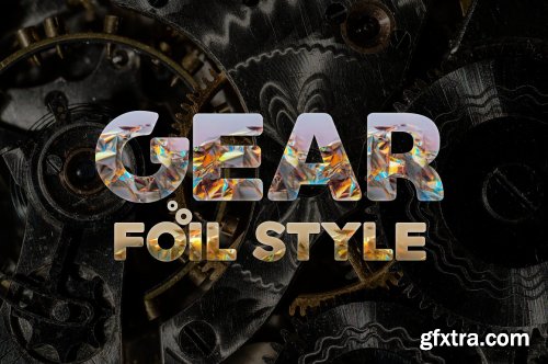 CreativeMarket - Foil Style Text Effect 4710228