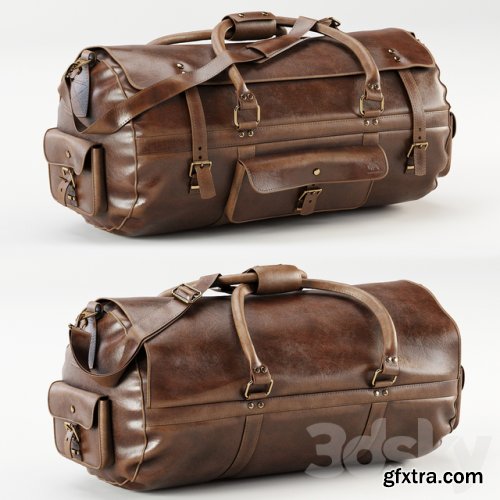 Roosevelt Buffalo Leather Travel Duffle Bag