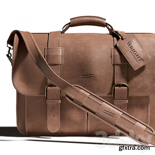 Leather man's bag from "Wright Brothers"