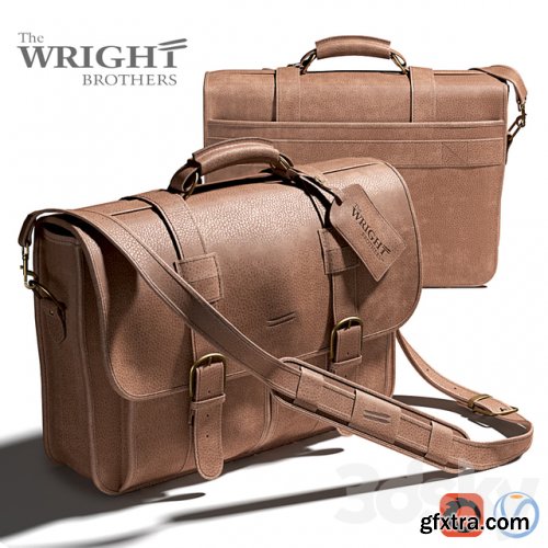 Leather man's bag from "Wright Brothers"