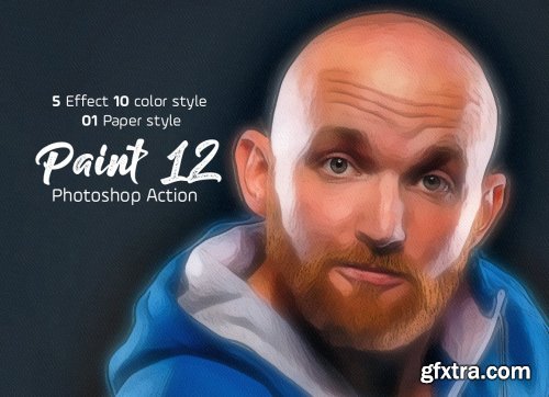 CreativeMarket - Paint Photoshop Action 5183417