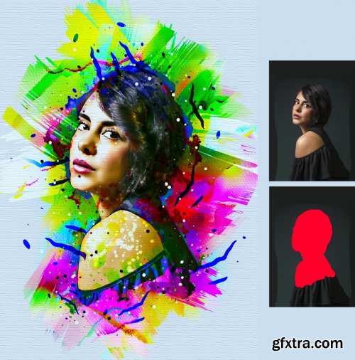 CreativeMarket - Paint Photoshop Action 5407610