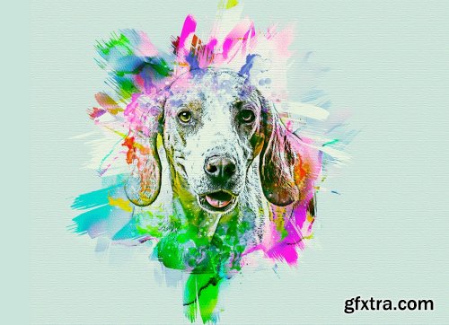 CreativeMarket - Paint Photoshop Action 5407610