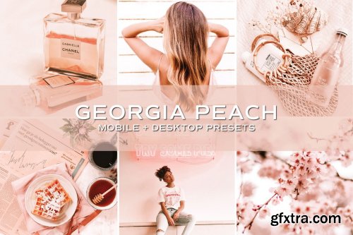 CreativeMarket - 5 Peach Lightroom Presets 5701433