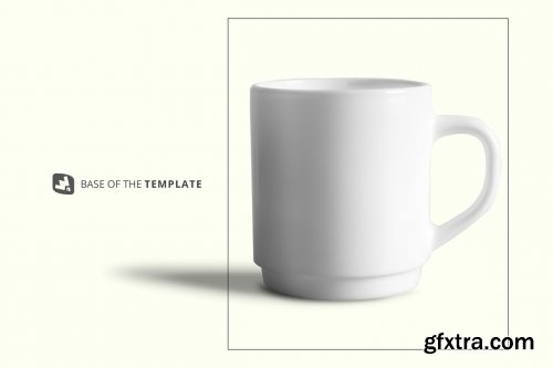 CreativeMarket - Porcelain Coffee Cups Set Mockup 5188654