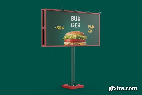 CreativeMarket - Billboard 6x3 Mockup 5529294