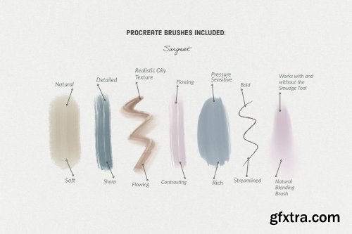 CreativeMarket - Sargent's Art Procreate Brushes 5586457