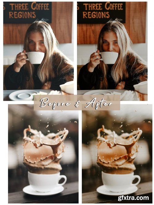 CreativeMarket - Warm COFFEE Modern Lightroom Presets 4806705