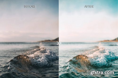 CreativeMarket - Vibrant MALIBU Mobile Phone Presets 4806700