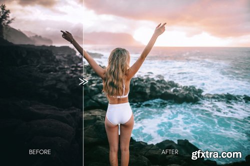 CreativeMarket - Vibrant MALIBU Mobile Phone Presets 4806700