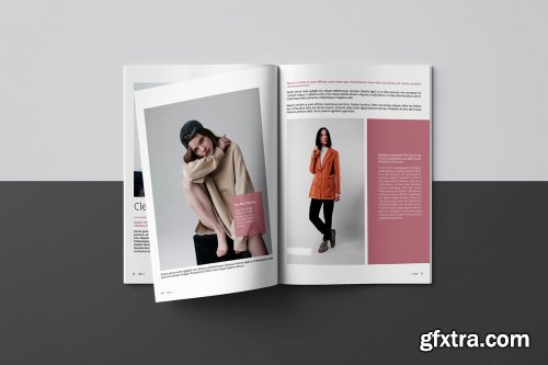 CreativeMarket - Fashion Lookbook Template 4877779