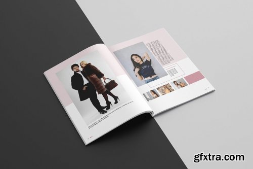 CreativeMarket - Fashion Lookbook Template 4877779