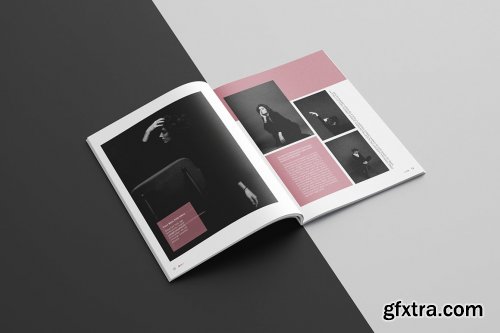 CreativeMarket - Fashion Lookbook Template 4877779