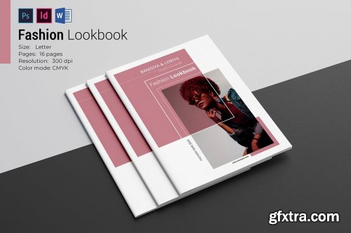 CreativeMarket - Fashion Lookbook Template 4877779