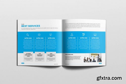 CreativeMarket - Square Annual Report Brochure 4865327