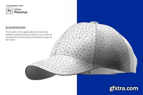 CreativeMarket - 3D Baseball Cap Mockup 5363713