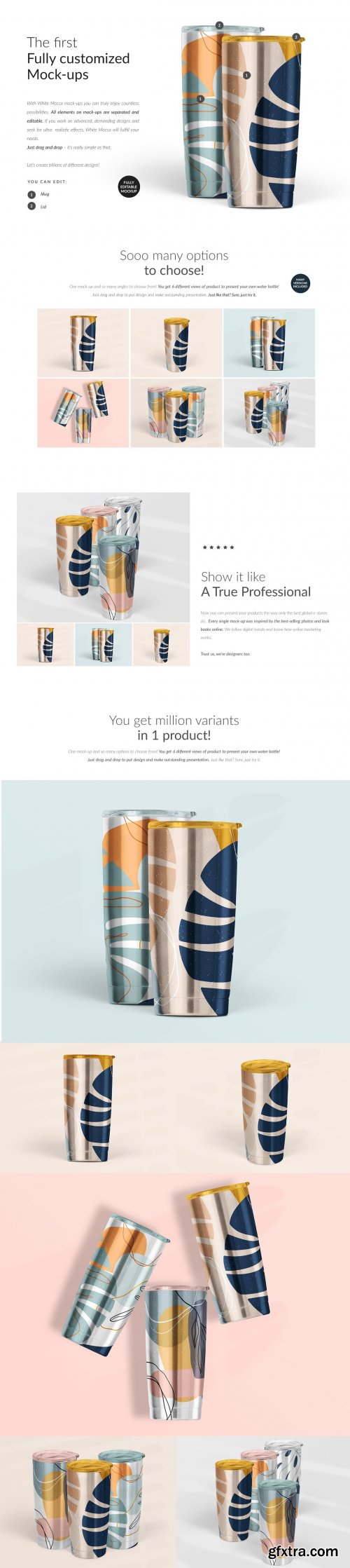 CreativeMarket - Travel Mug Professional Mock-ups Set 5502633