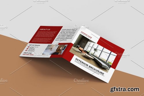 CreativeMarket - Interior Design Brochure - V1018 4595372