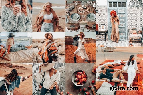 CreativeMarket - 4 BOHO LIGHTROOM PRESETS 5233345